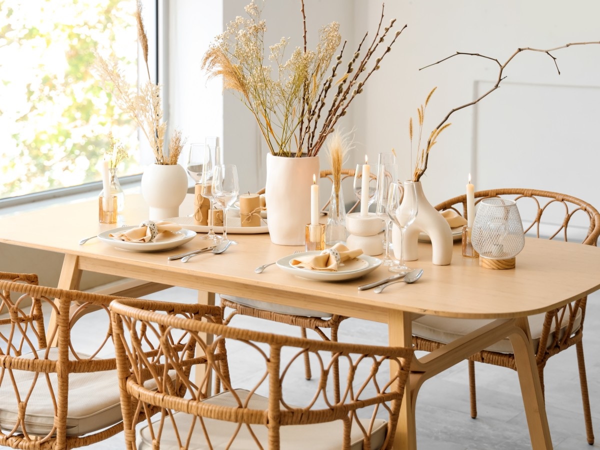 Centros de mesa comedor para mesas ovaladas