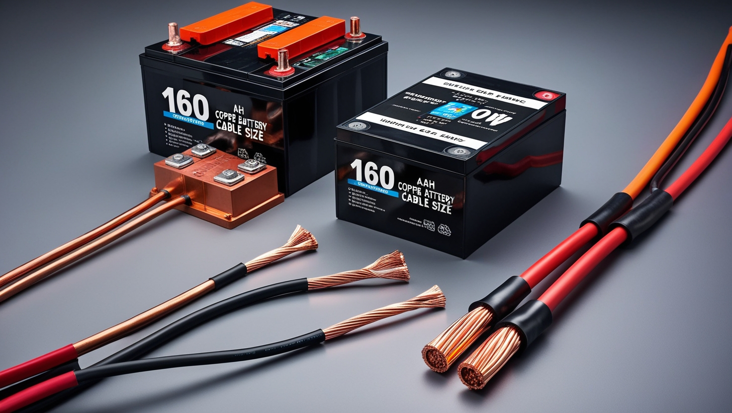 160 Ah Copper Battery Cable Size