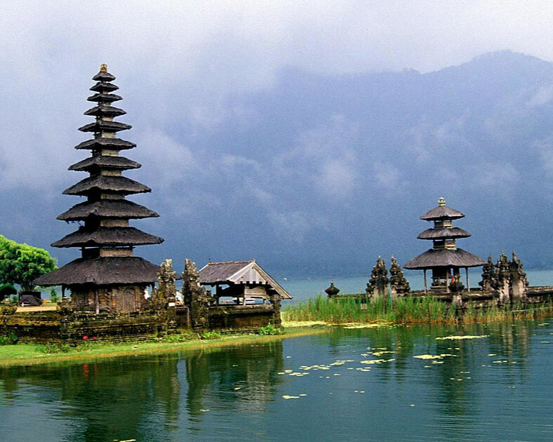 Lush landscape of Bali.