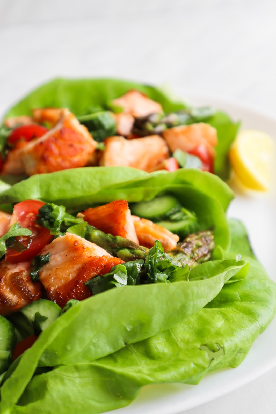 Clean Eating Salmon Wraps recipe