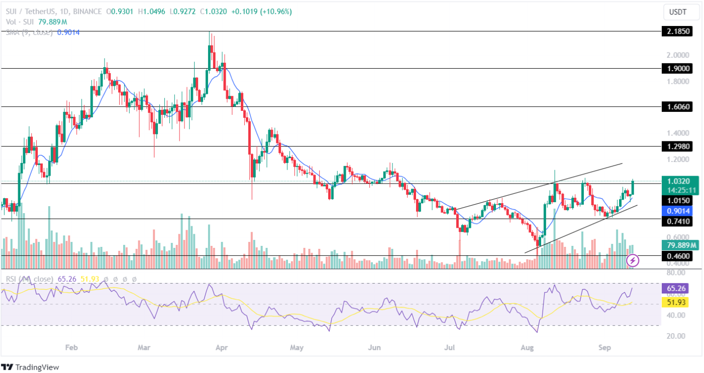 Sui Sept 2024 price target