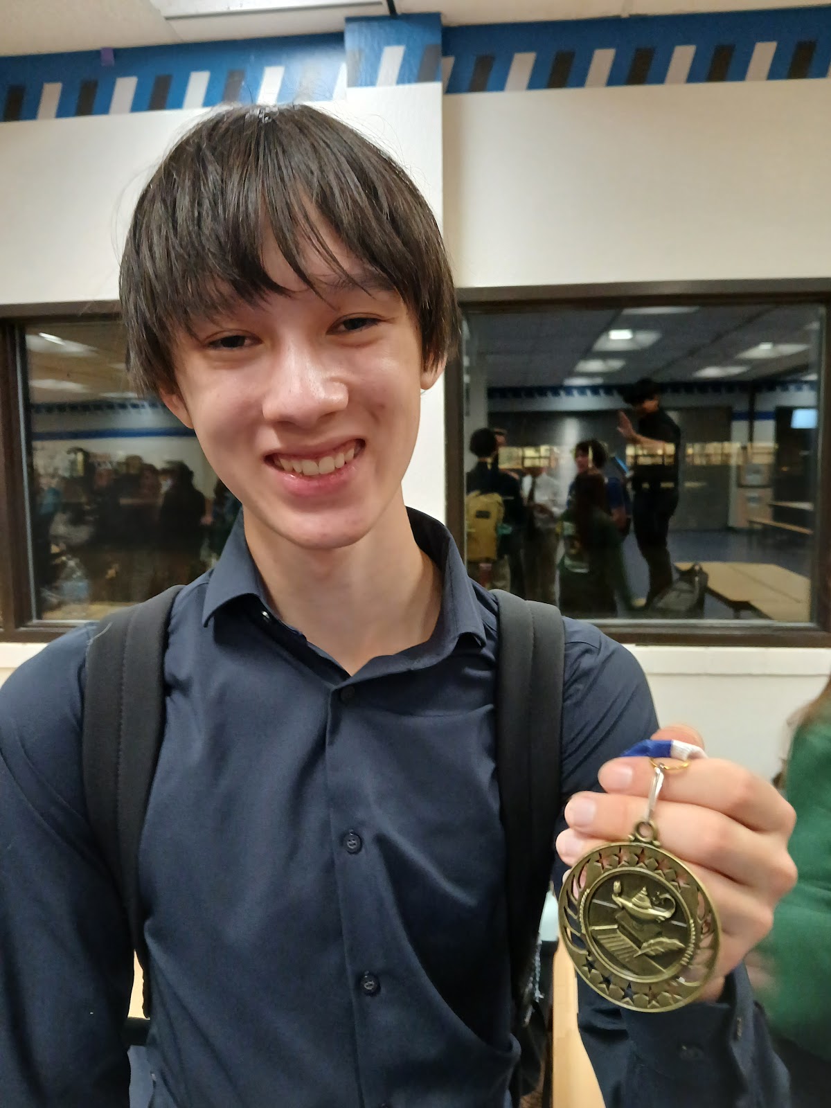 Sage Ridge Debater Wes Kennedy at the 2024 McQueen High School Tournament