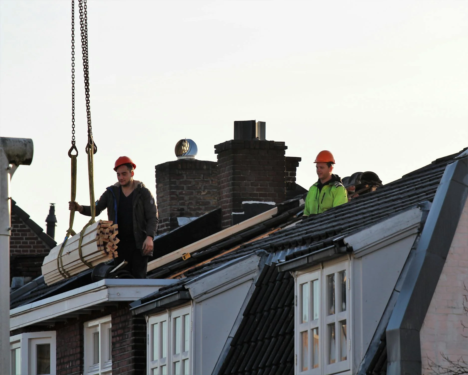 Men Working on the Roof