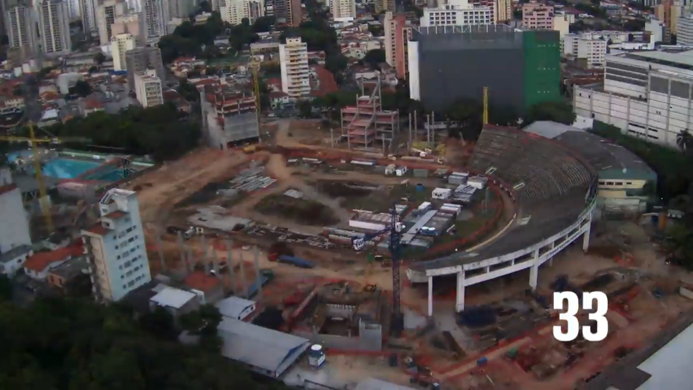 Construção do atual Allianz Parque