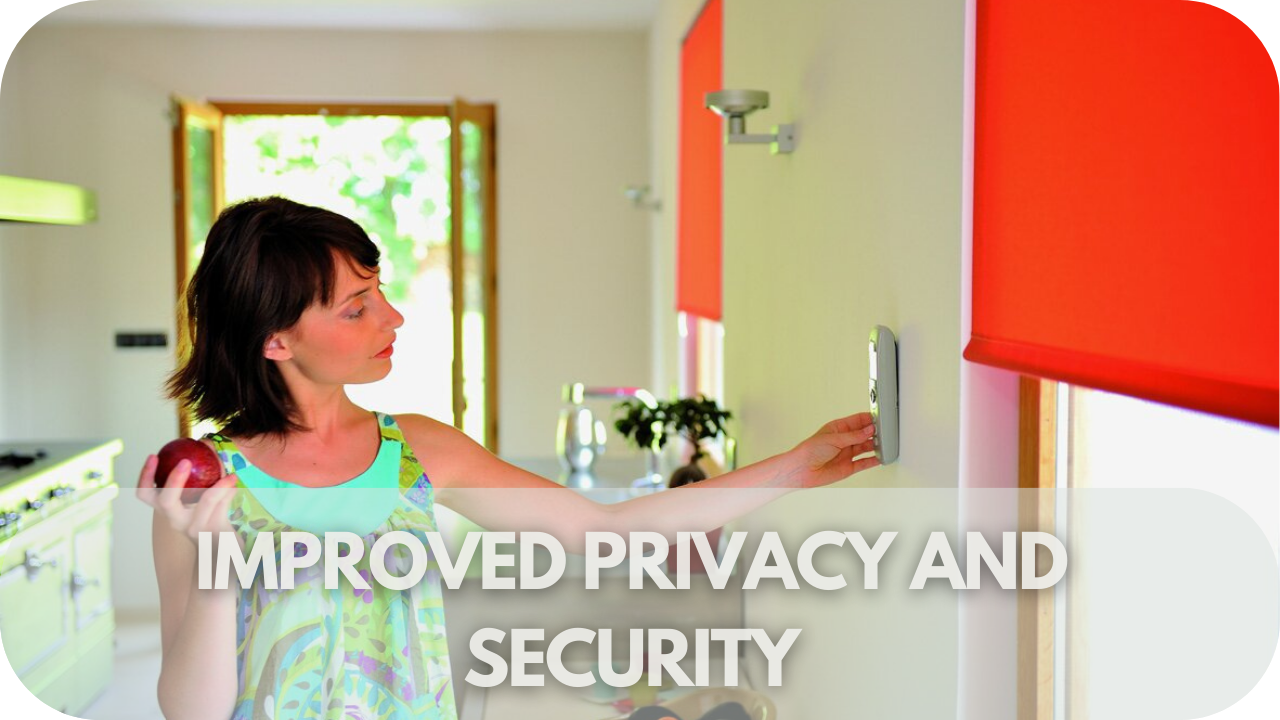 Enhance privacy and security with automated blinds tailored to your schedule.