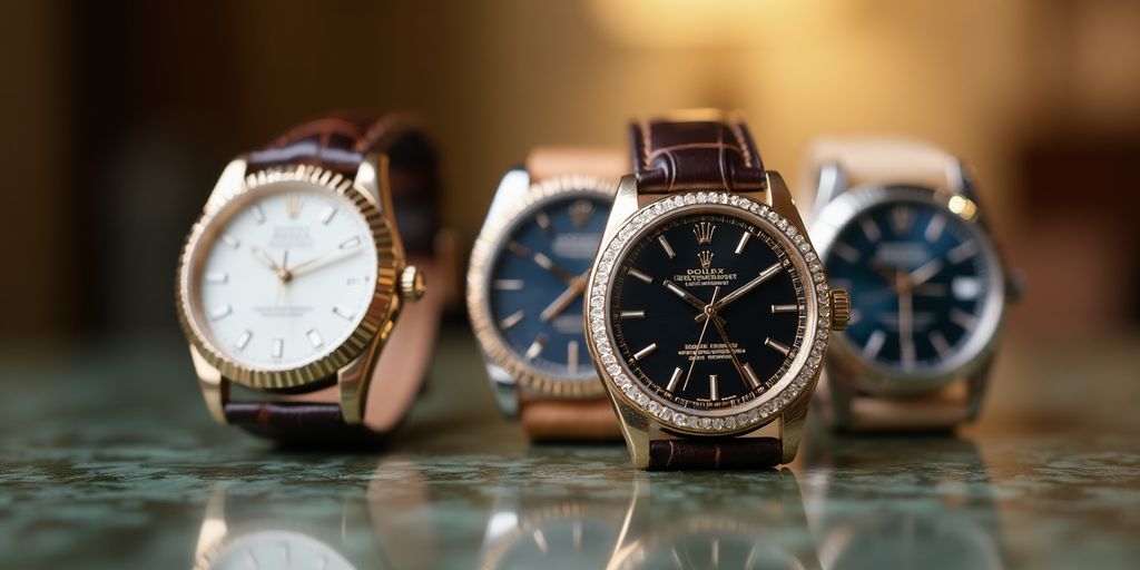 Various Rolex watches for special occasions.