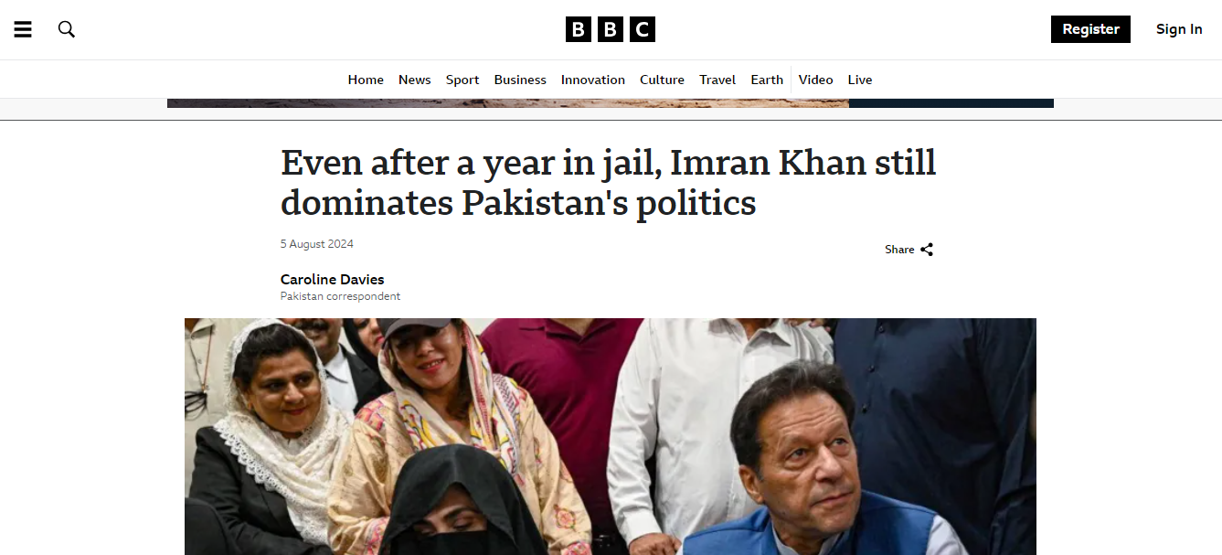 Imran khan feature on BBC - Profile Feature Article Example