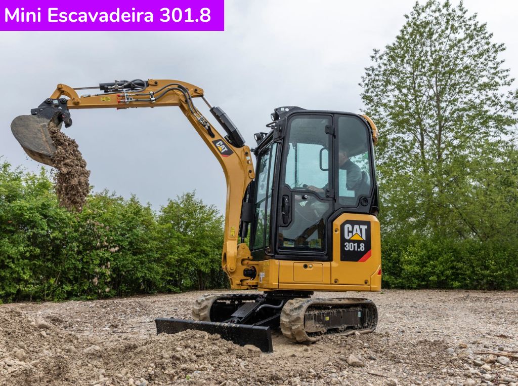 Catálogo Mini Escavadeira 301.8 Caterpillar