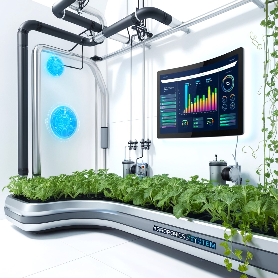 Aeroponics system monitoring and tracking