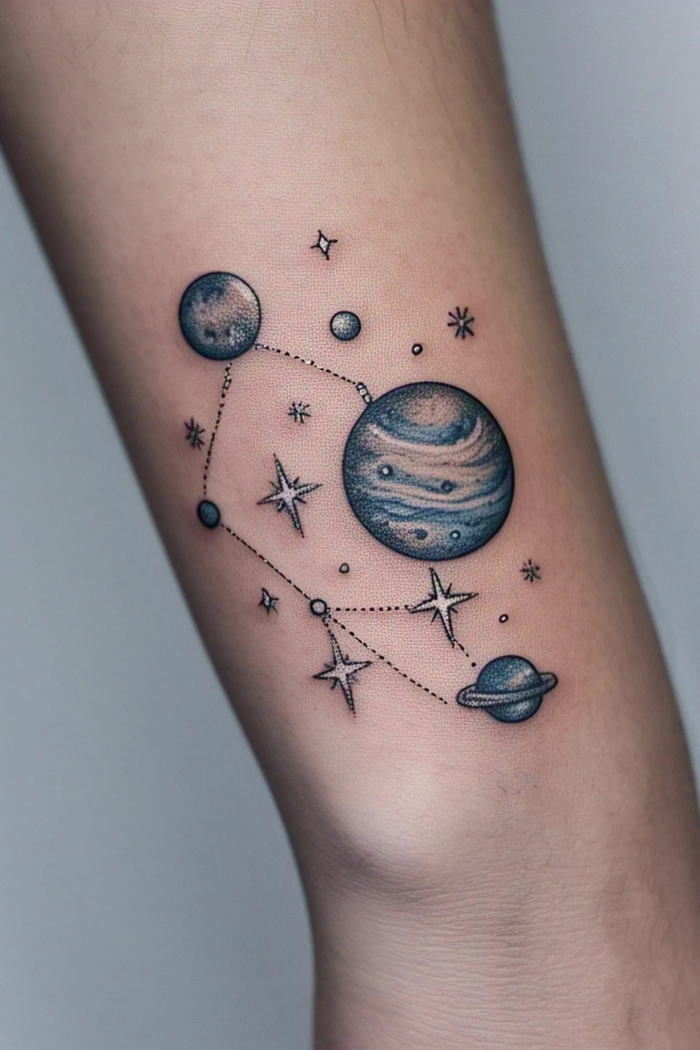 Jupiter Constellation Tattoo