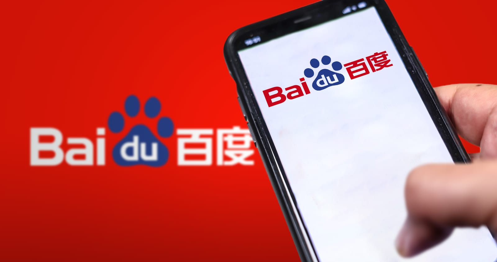Baidu app on phone – China’s role in future of AI