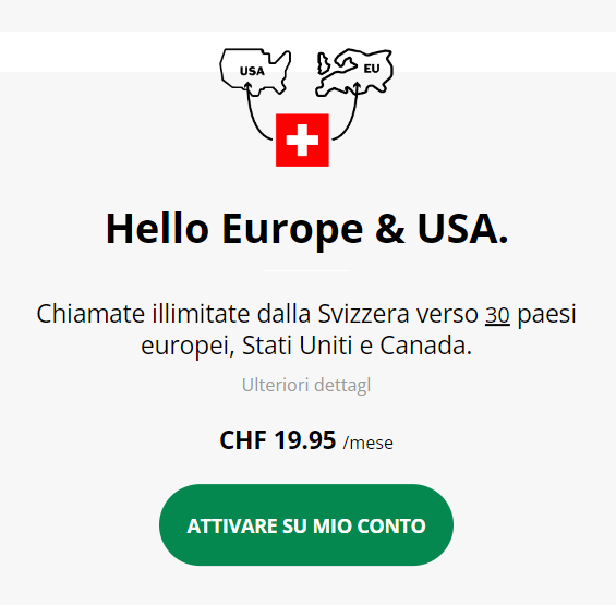 Quanto costa una carta SIM per viaggiare in Svizzera?
