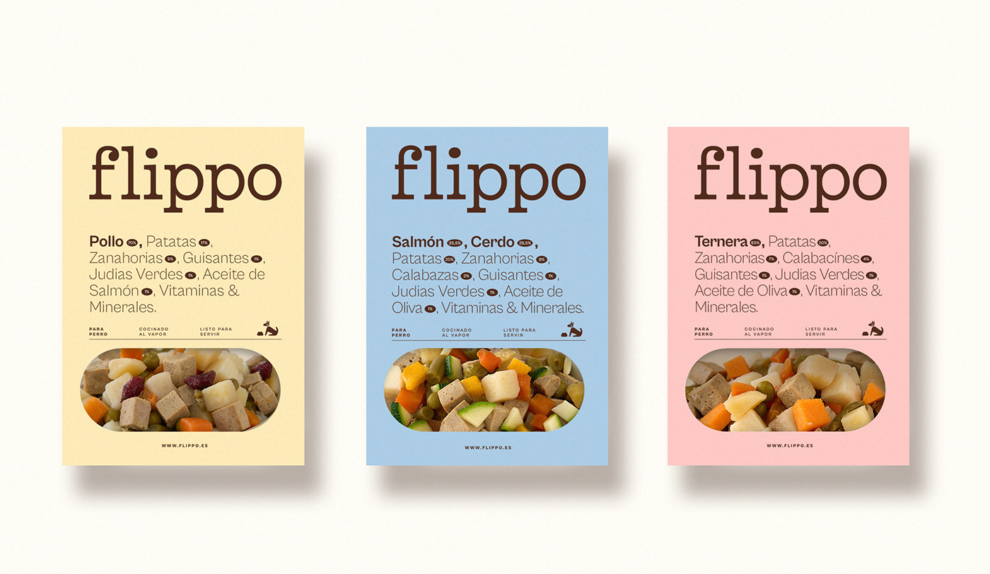 Image from the FLIPPO Pet Food: A Fresh Take on Branding and Packaging Design article on Abduzeedo