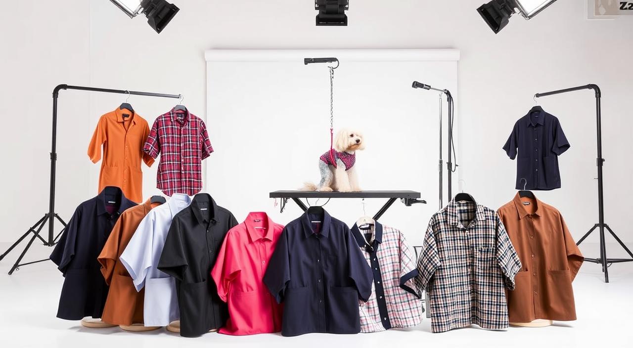 choosing dog grooming smocks