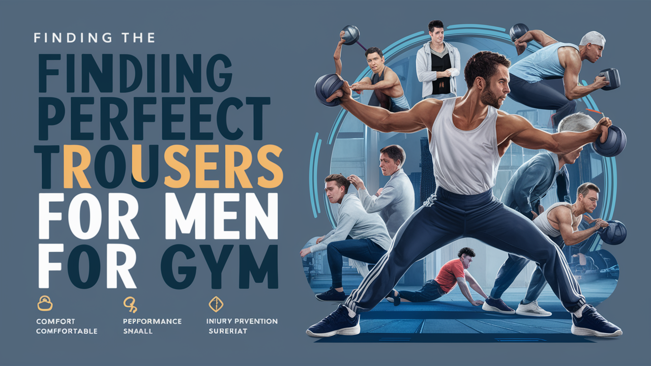 Trousers for Men for Gym infographics