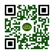 A qr code with a green and black circle

Description automatically generated