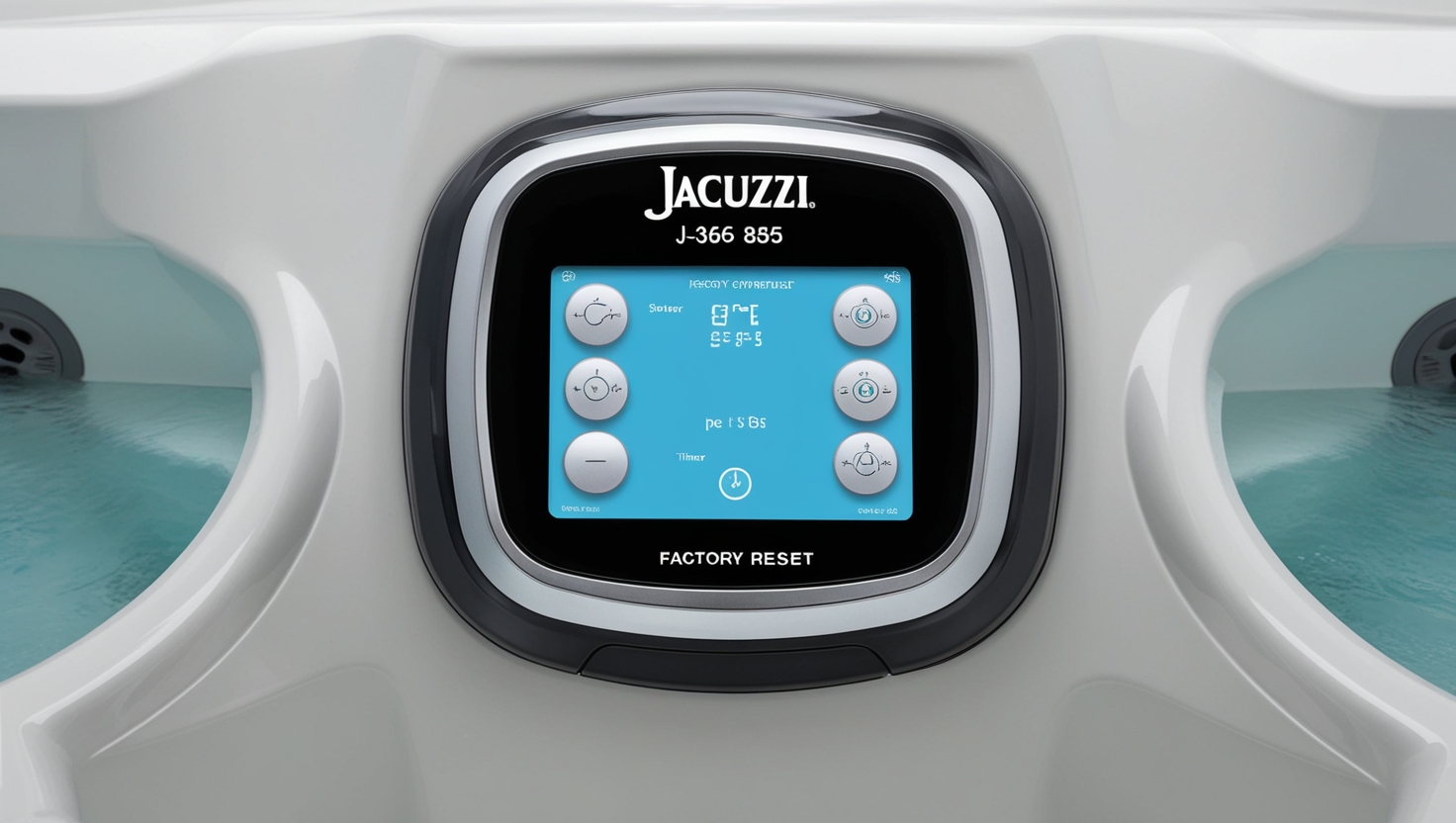 Jacuzzi J-365 Controller 850 LCD Factory Reset P/N6600-092 Rev. D