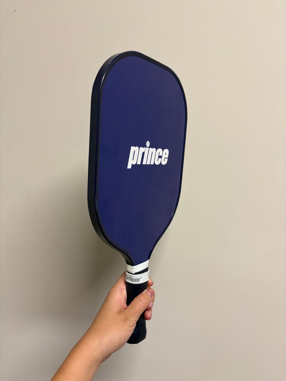 Side angle view of Prince Pickleball Paddle