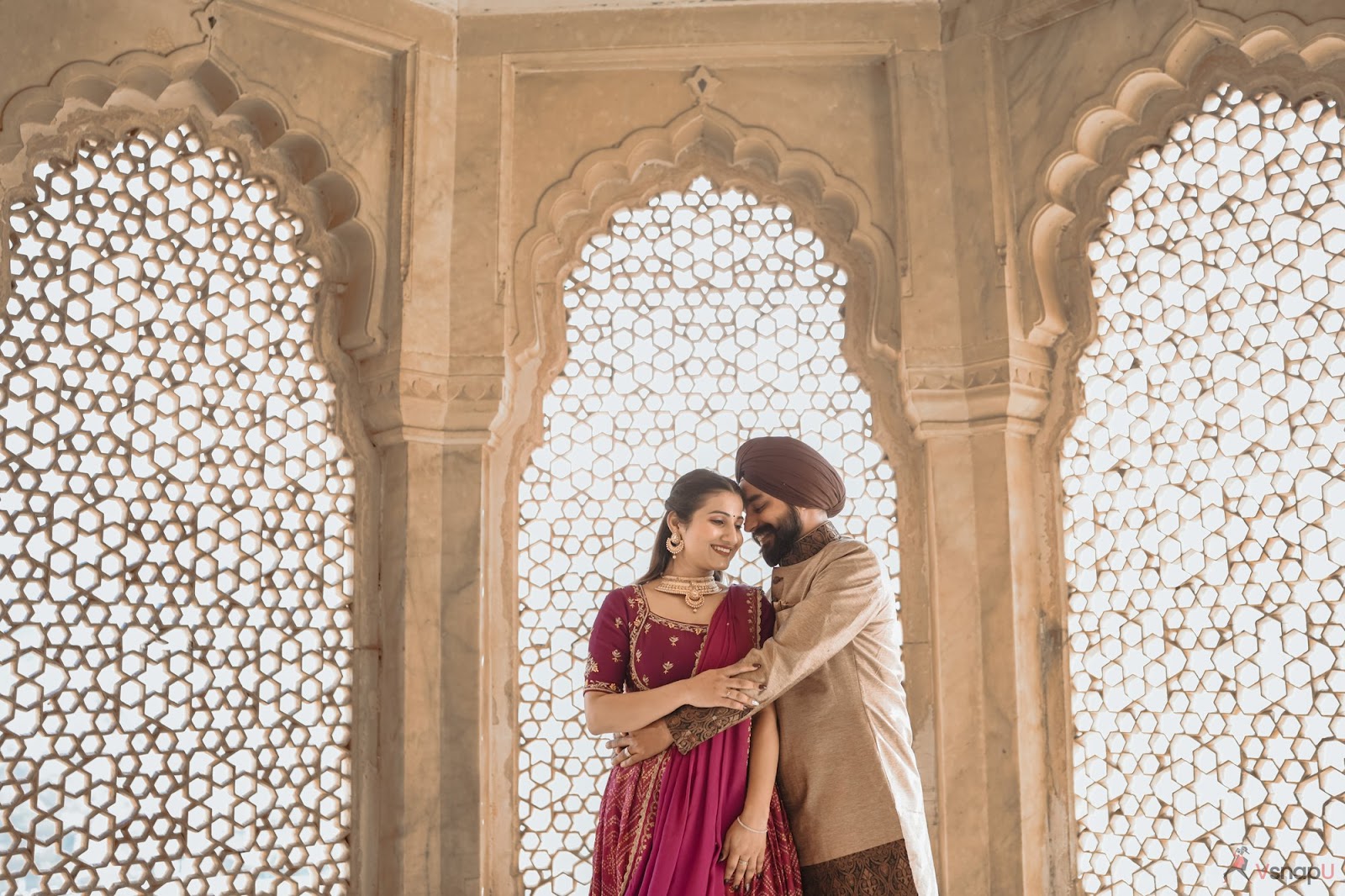 Why professionals matter: A beautifully framed hug in a heritage location.