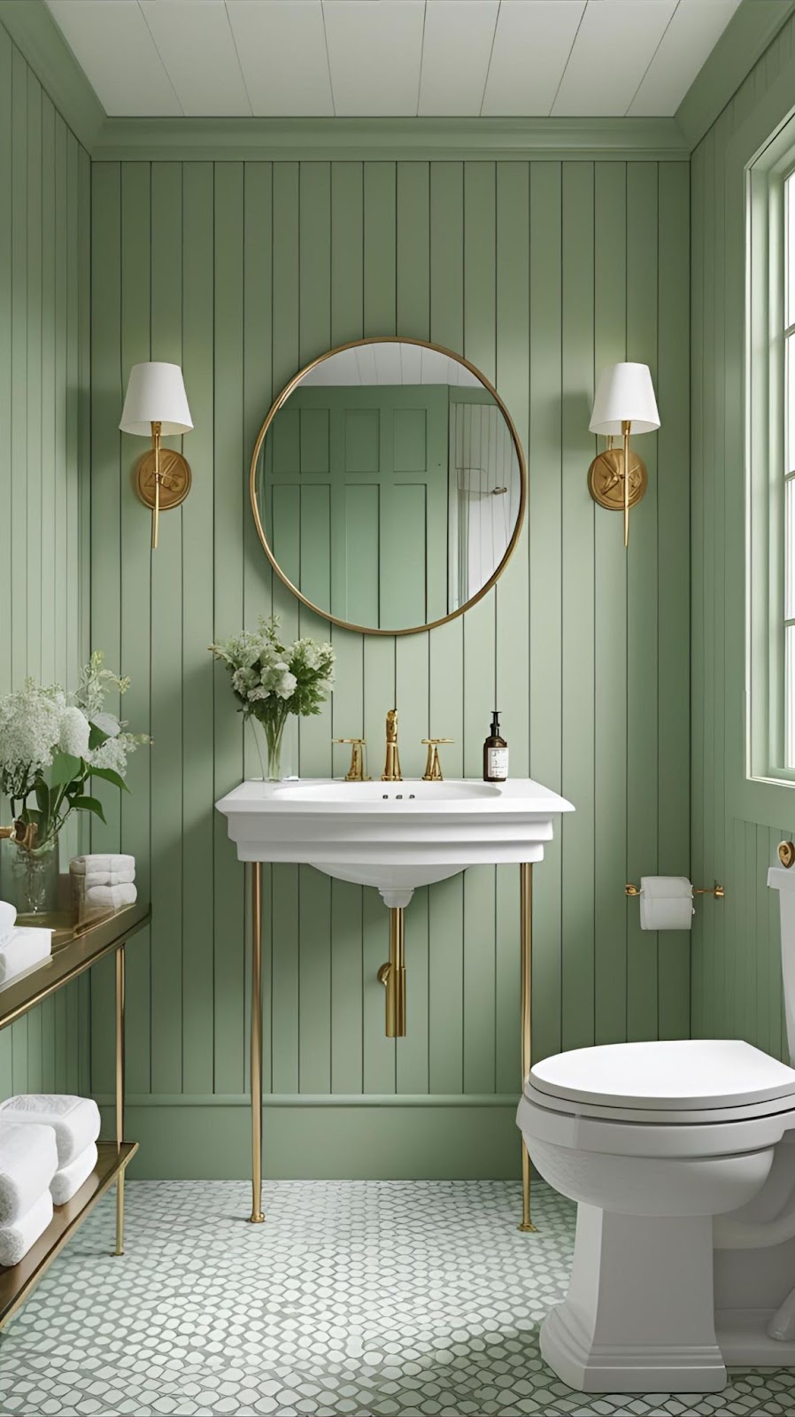 Sage Green Shiplap
