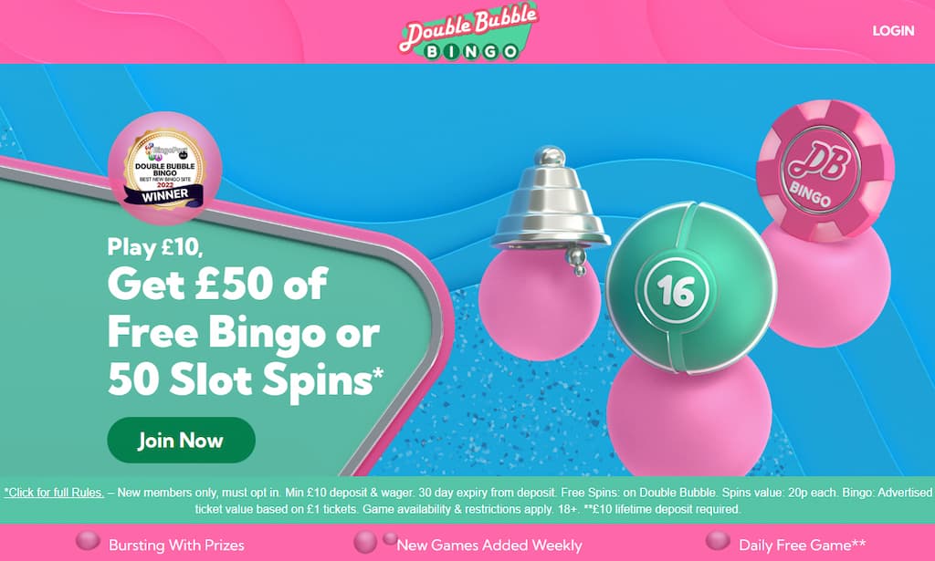 Double Bubble Bingo - Virgin Games Sister Sites