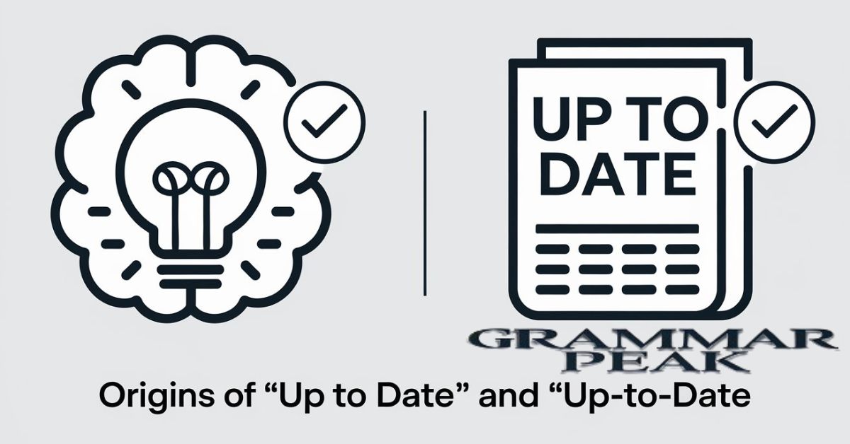 Origins of “Up to Date” and “Up-to-Date”