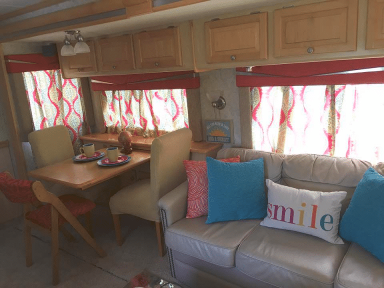 Using fabric paint for RV window valances