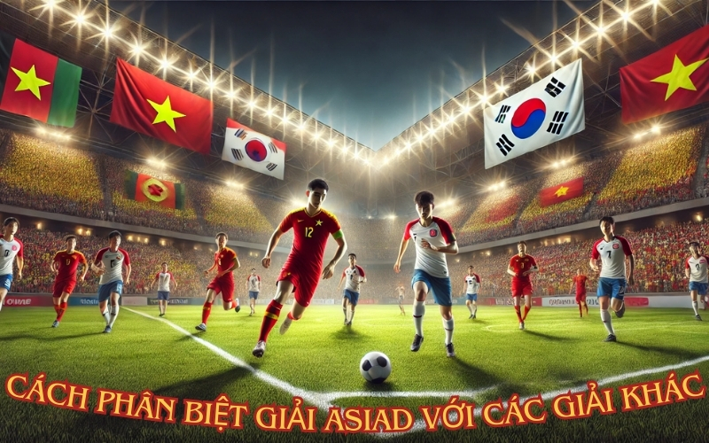 Cách phân biệt giải Asiad với các giải khác
