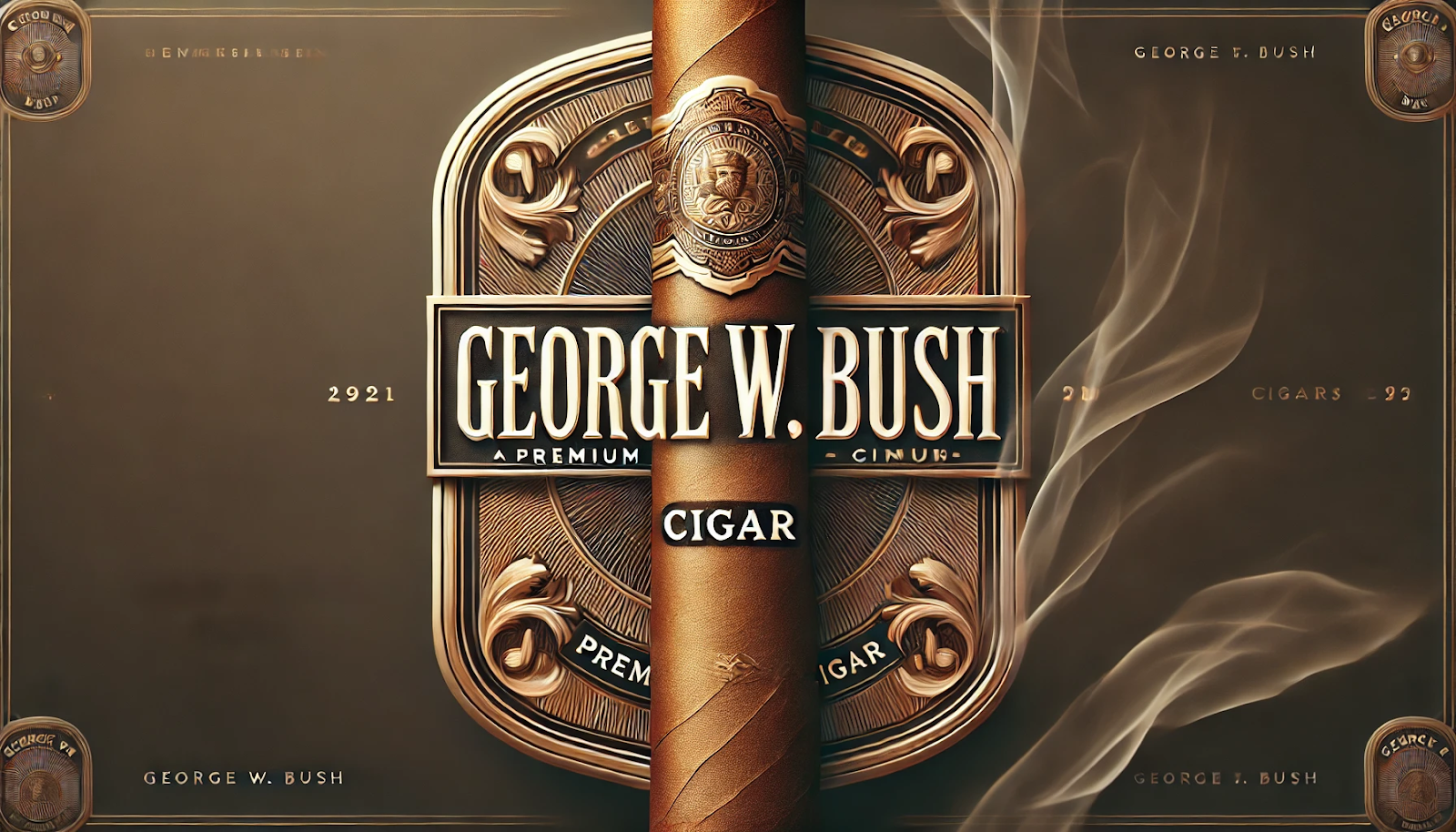 george w. bush cigar