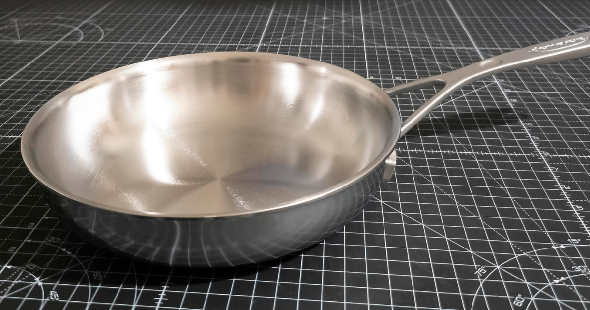 Demeyere fry pan is easy to clean 