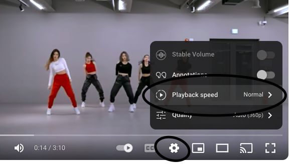 Guide to how to slow down videos to easily learn Kpop dances