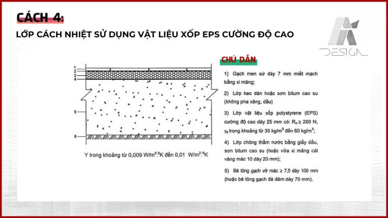 Cách 4 thi công nền chống nồm ẩm