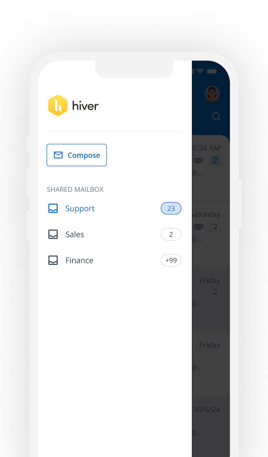 Hiver-for-outlook-mobile-app