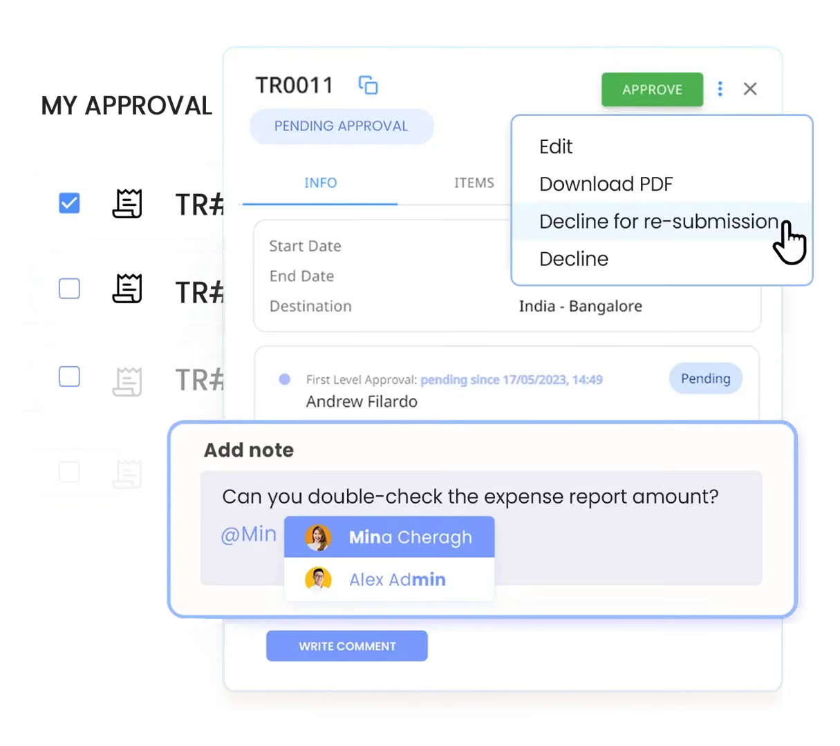 Audit trails in Expense Management Automation