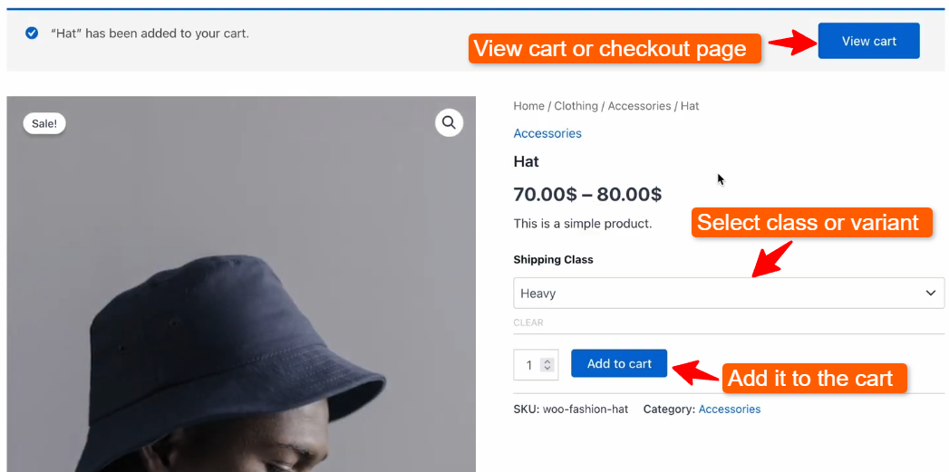 View cart to get the cart details 