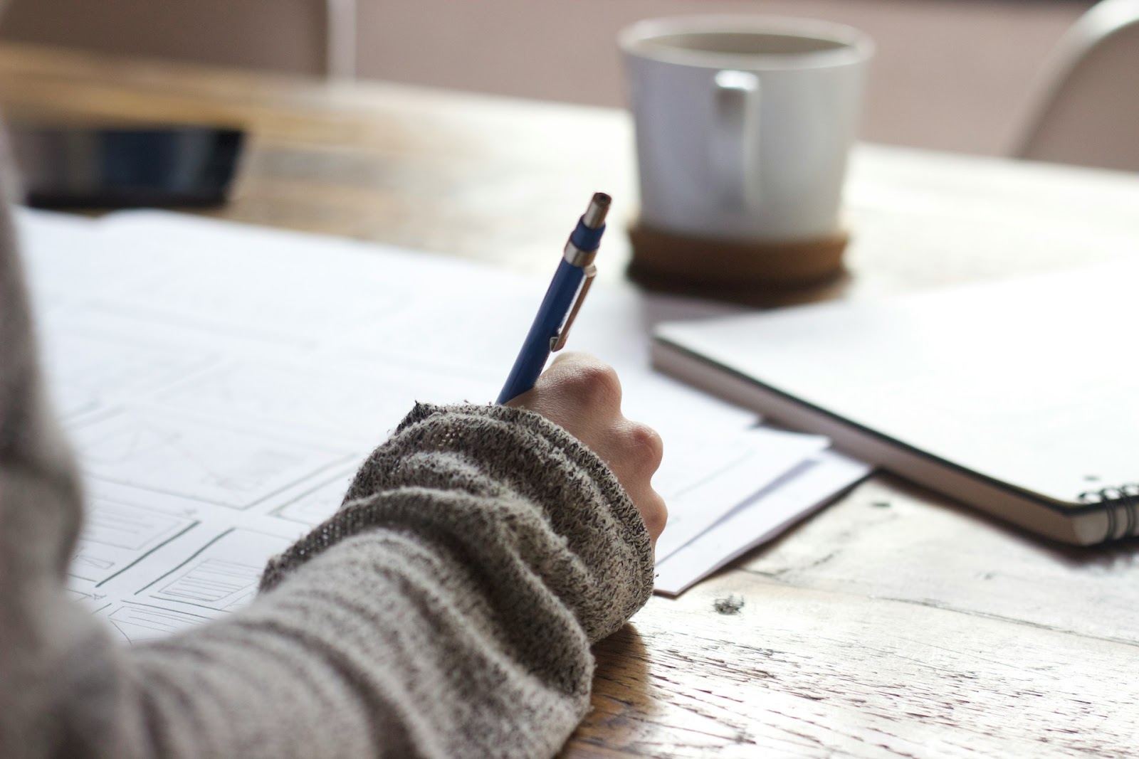 Writing down tasks and plans as part of the Pomodoro Technique