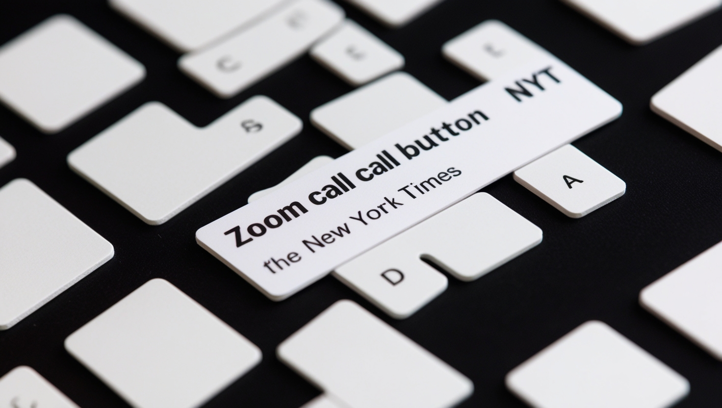 Zoom Call Button NYT