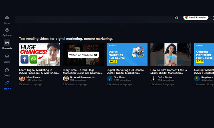 explore top trending videos on youtube