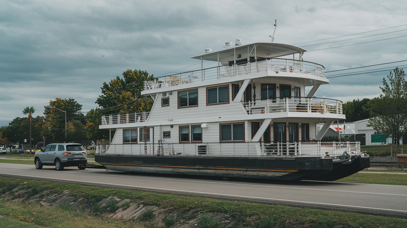 can you tow a boat with lithia marina houseboats