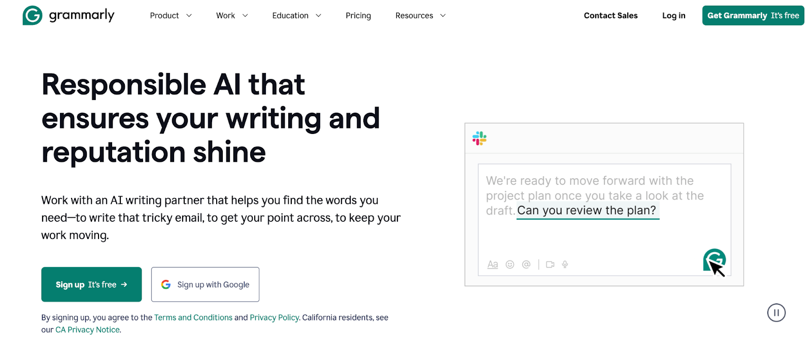 AI tool for PR #9: Grammarly