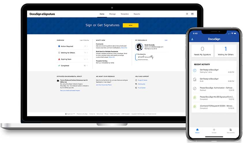 Docusign document management software for accountants