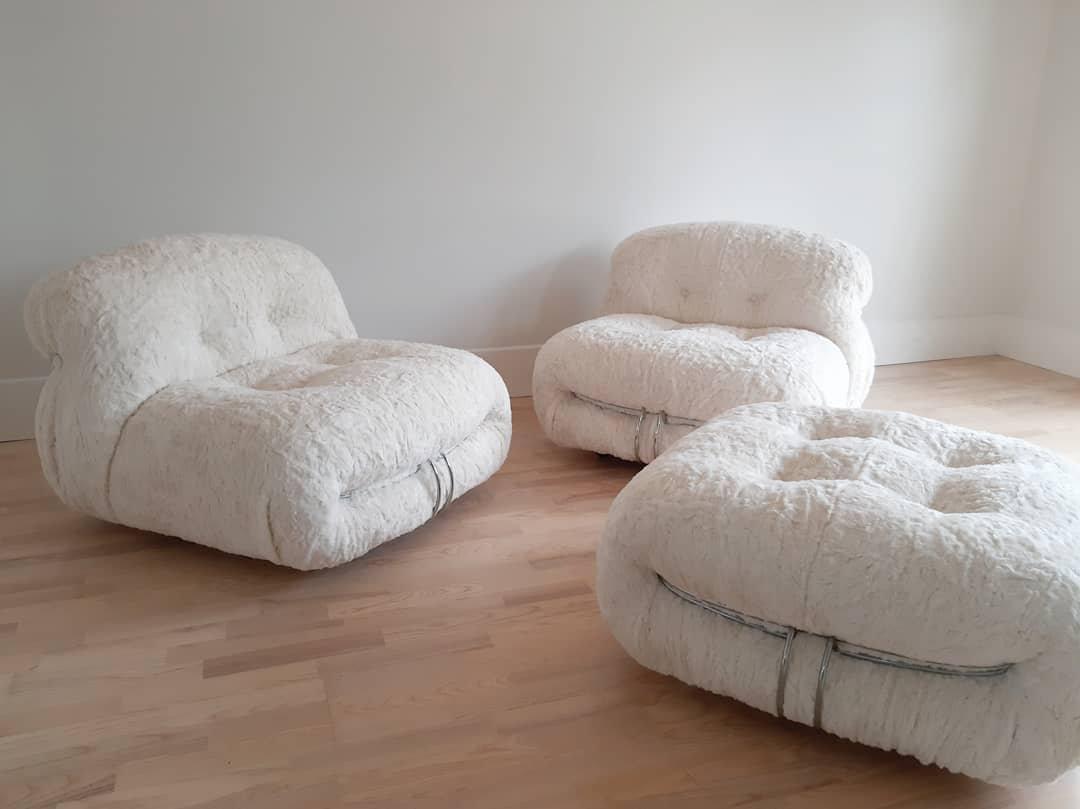 Upholstery: chairs and armchairs covered with fake fur - Fakefurshop.com