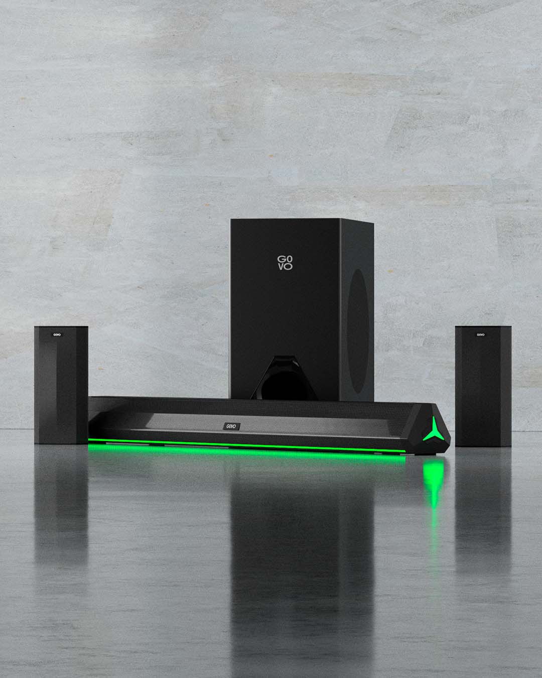 soundbars with woofers and 2 satellite speakers