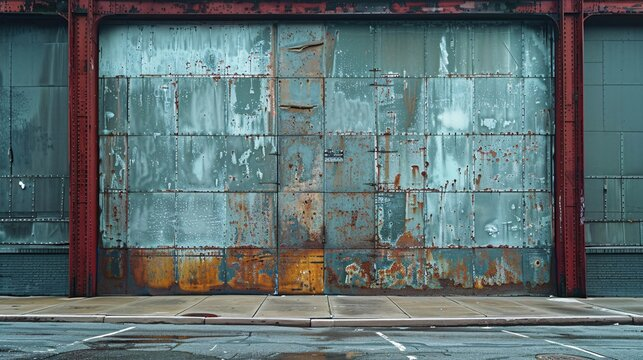 garage door off track