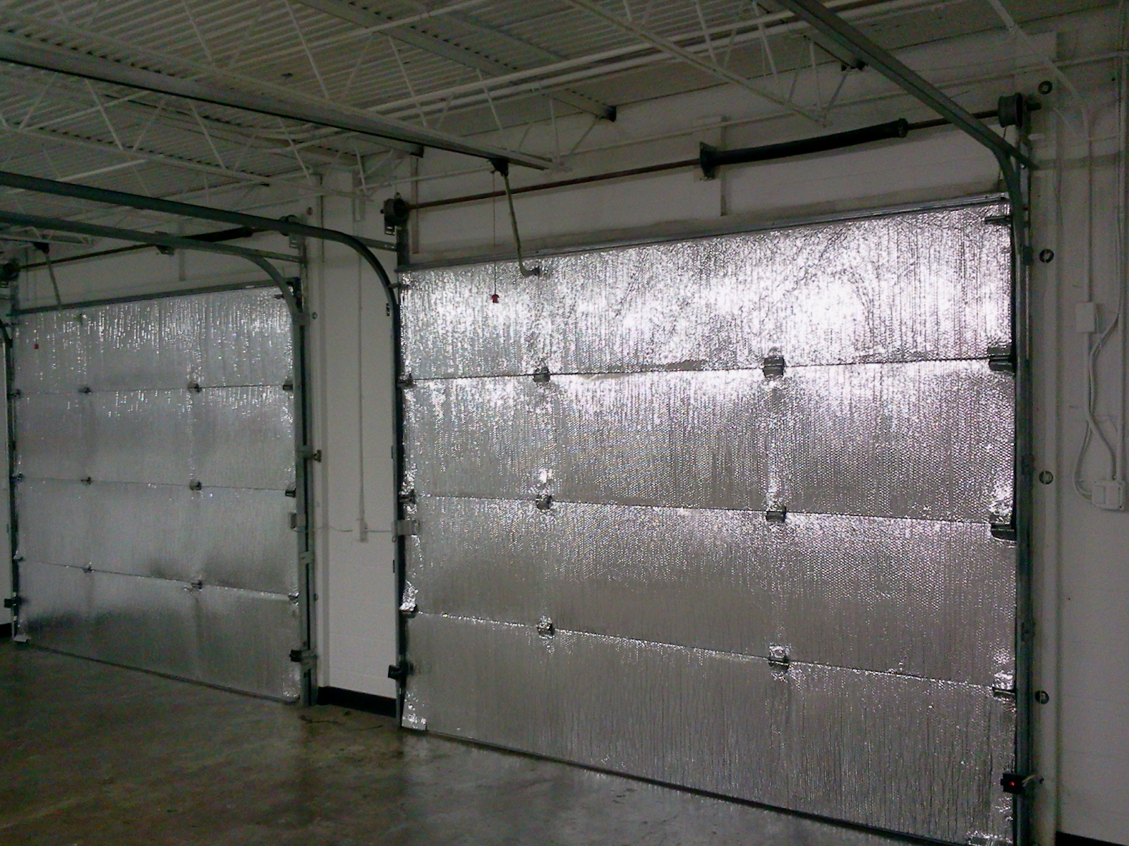 New Garage Door Insulation