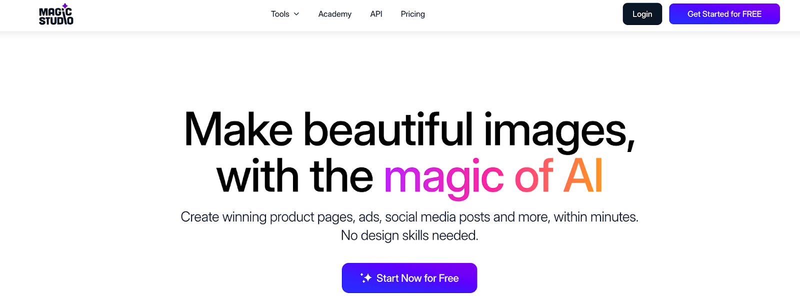 Magic Studio object remover tool 