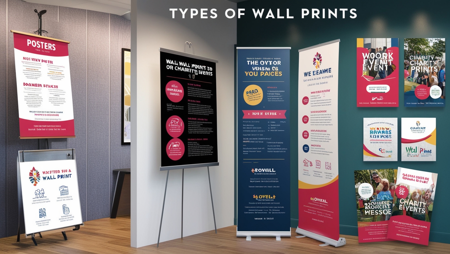 wall prints for charity events