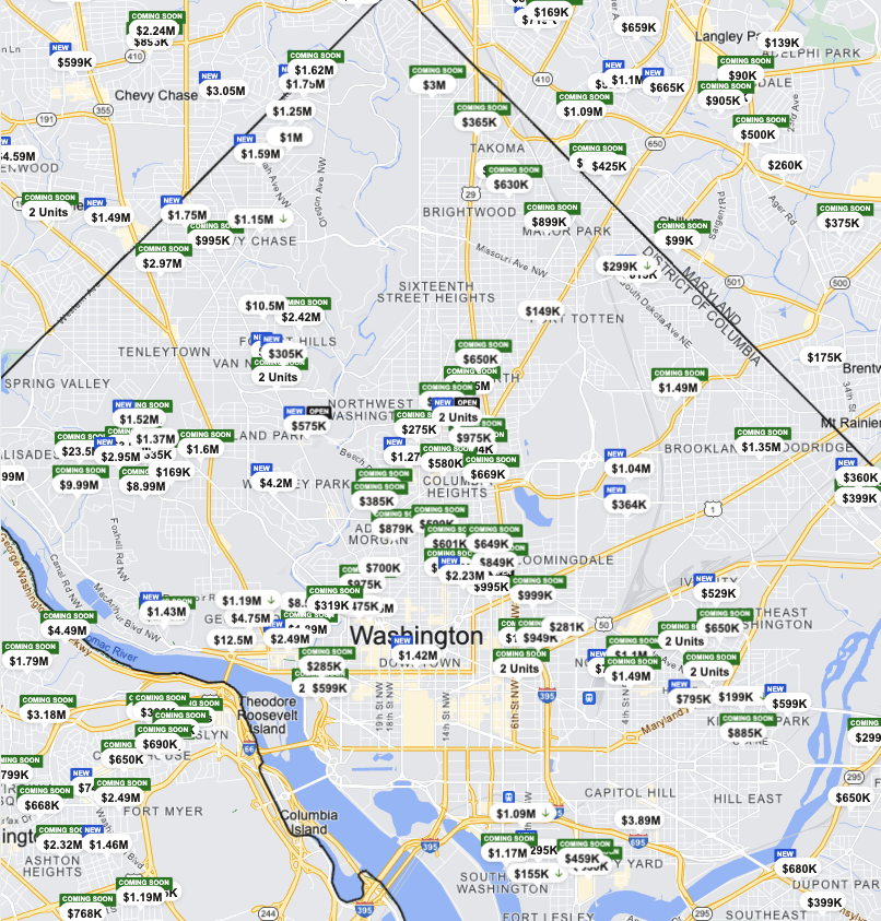 A map of a city with numbers and locations

AI-generated content may be incorrect.