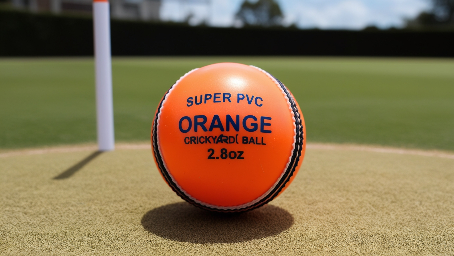 cricket ball super pvc soft orange 2.8oz