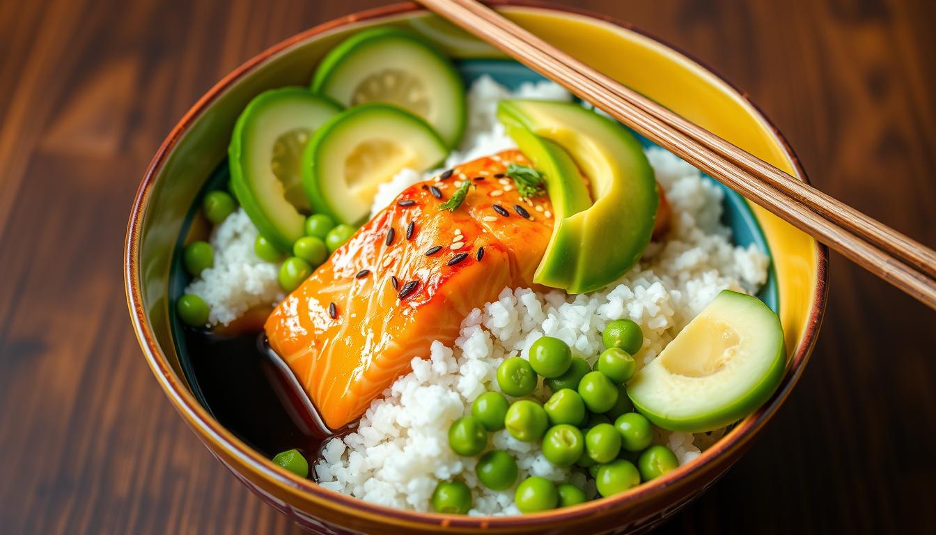 salmon bowl